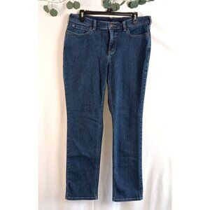Duluth Trading Co Jeans Size 12 x 31 Women Straight Leg Stretch Denim Pants